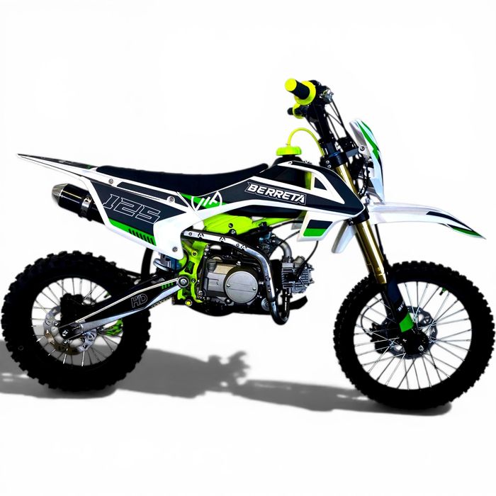 Motocross Berreta 125cc 4 Timpi E-Start Alb/verde. Anunț dedicat B2B