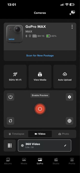Camera GoPro max 360