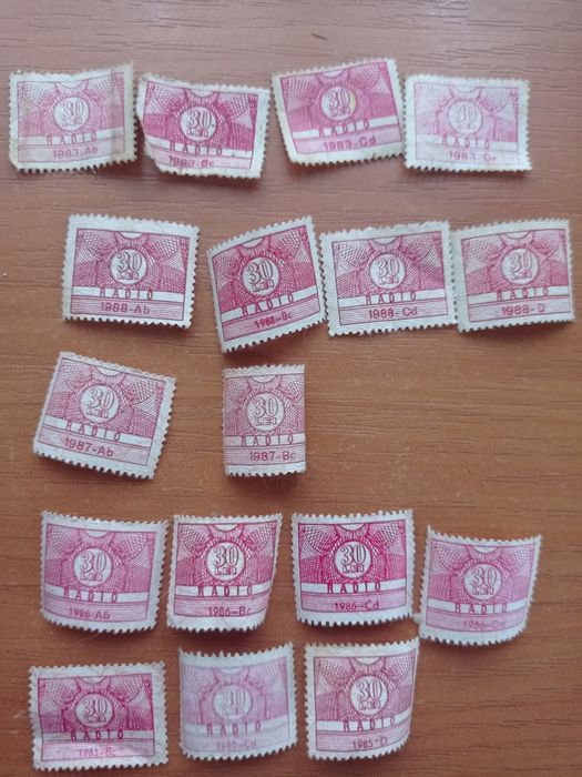 Timbre foarte vechi.