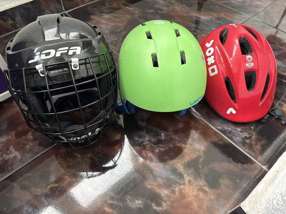 Casti patinaj hokey bicicleta baieti 7-10 ani