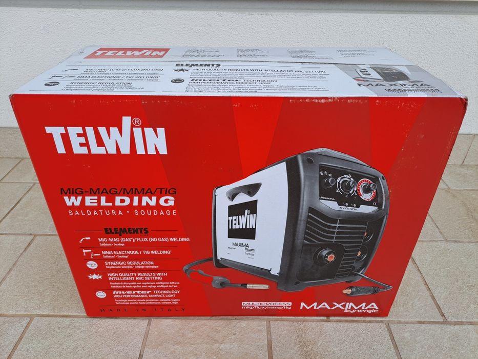 Telwin Maxima 200 Synergic tip MIG-MAG, 170 A, 230 V,Cod: 816087 Nou