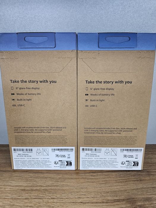 Электронная книга Kindle 2024 11 gen, 6”, 300 ppi display, 16Gb