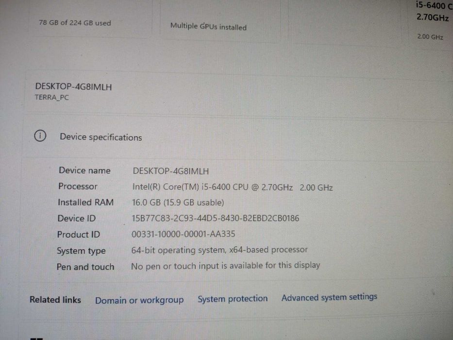 Бюджетен Геймърски Компютър! I5 Nvidia 1050 TI SSD 16 GB ram