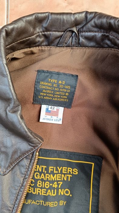 Geacă piele aviator Avirex