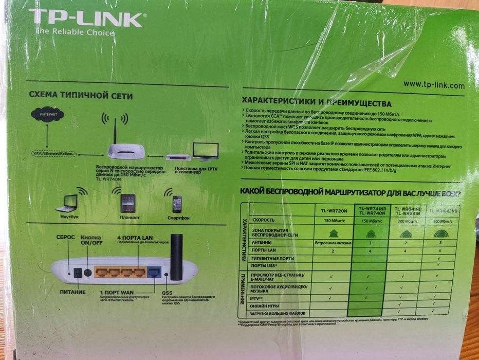 Продам роутер TP-link