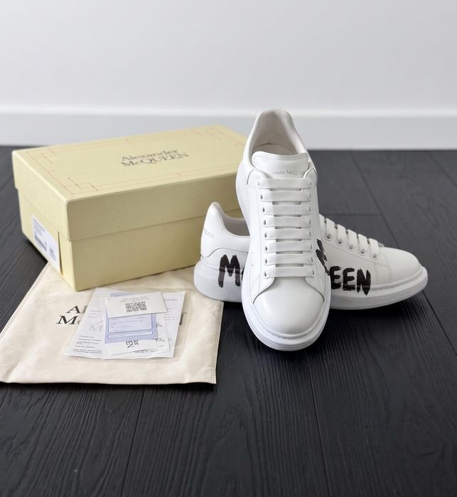 Adidasi Alexander Mcqueen Alb - Full Box