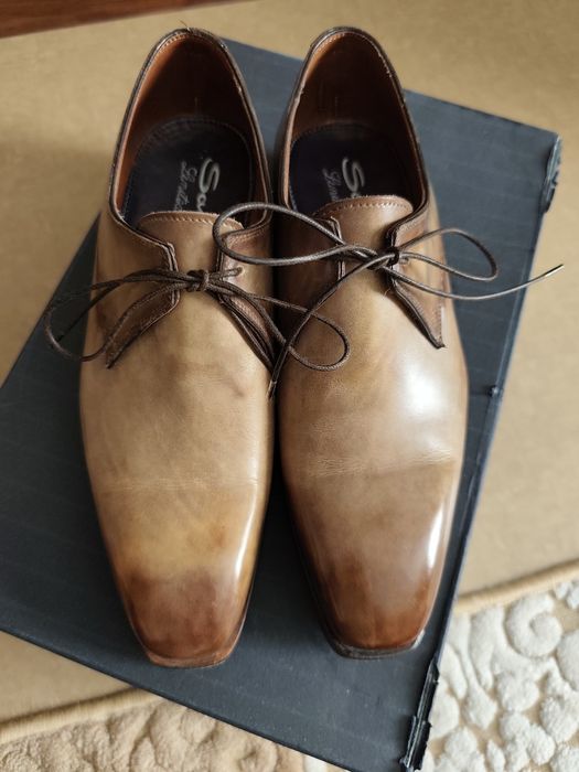 Обувь Santoni туфли Италия