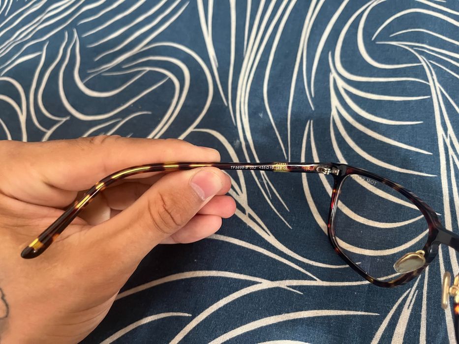 Ochelari Protecție Ecran Tom Ford TF5699-B 052 Dark Havana Blue Block