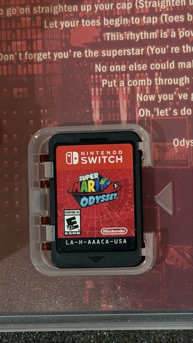 Super Mario Odissey картридж