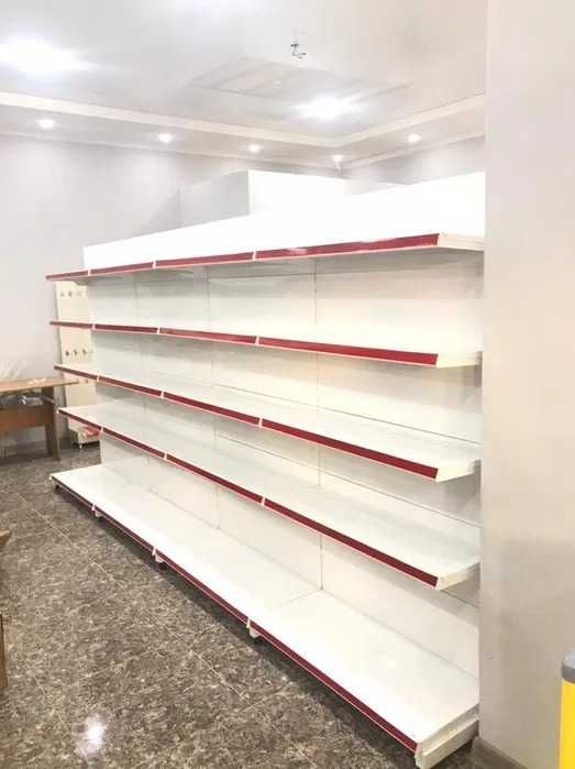 Металлические островные ветрины стелажи полки  торговые для магазина