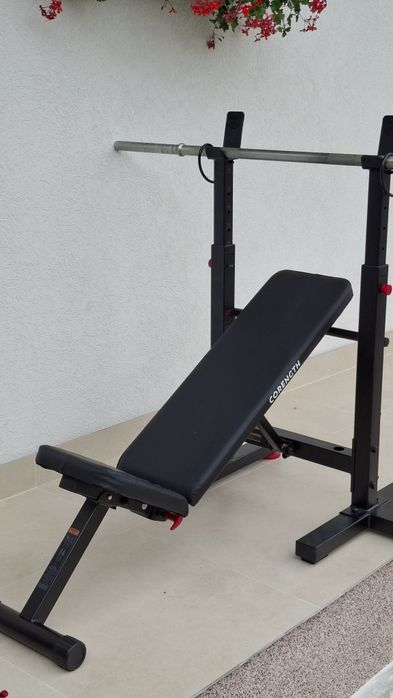 Banca de forță bench press + bara metalica