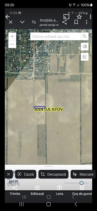 Teren de  vânzarea Buftea Flamanzeni