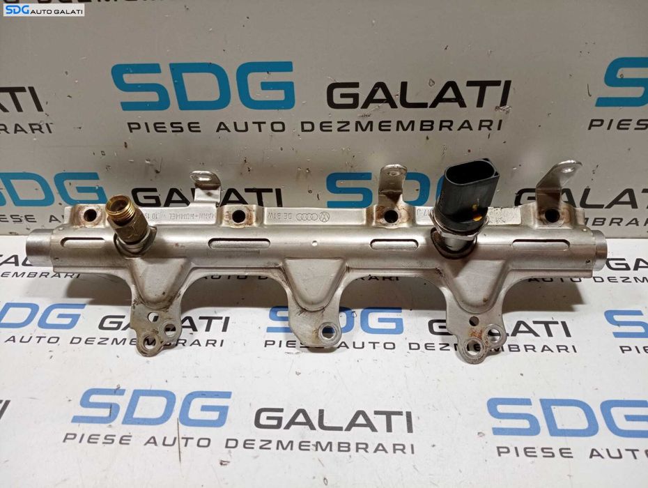 Rampa Presiune Injectoare cu Senzor Presiune Combustibil Audi A3 2.0 TFSI 2008 - 2013 Cod 06J133317J [M4962]