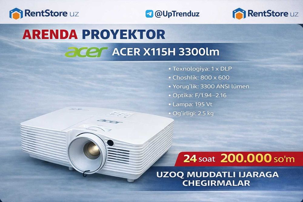 Ijara Proyektor Acer X115H