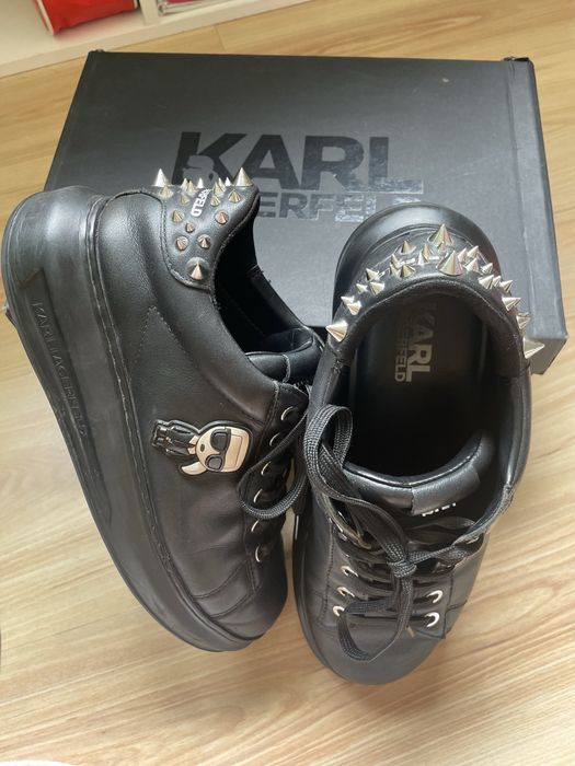 Karl Lagerfeld сникърси естествена кожа