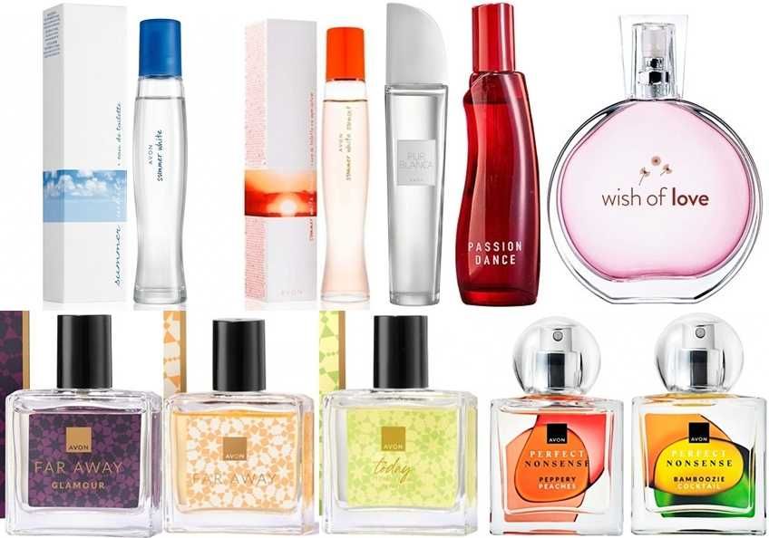 Дамски тоалетни води и парфюми от Avon, Oriflame