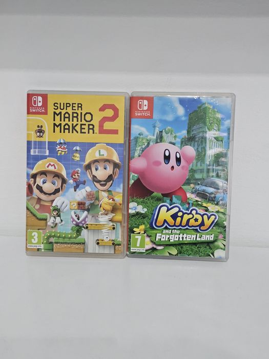 Super mario maker 2 + Kirby and the forgotten land nintendo switch