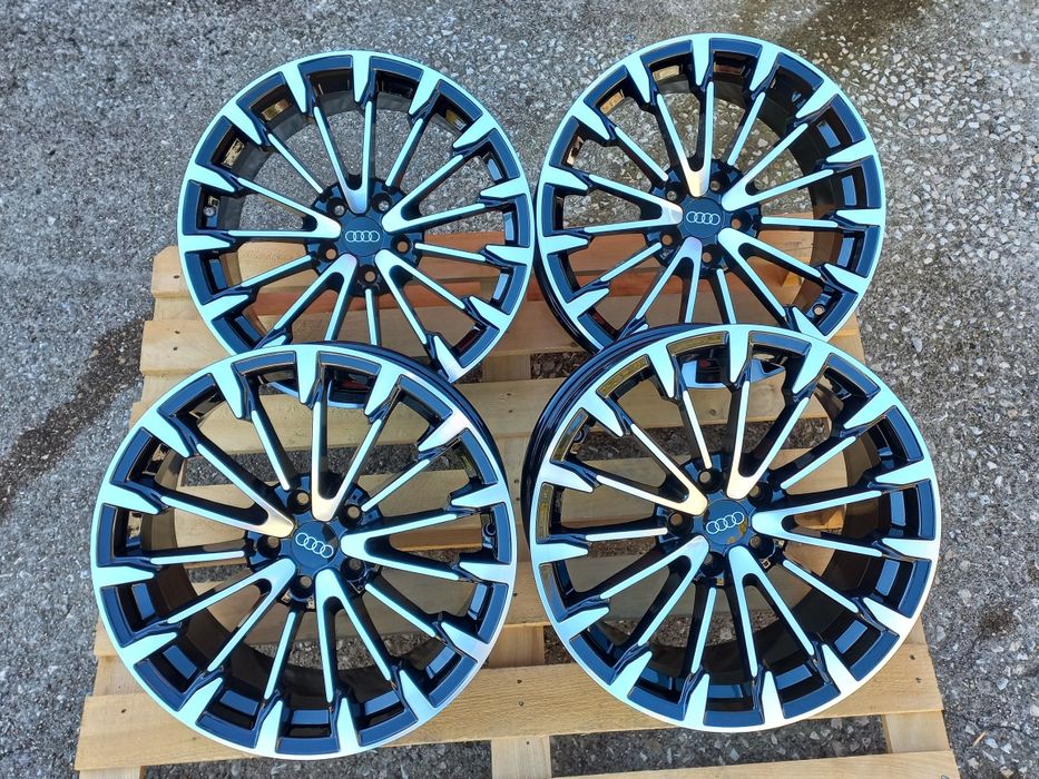 19.Audi S.Line 8.5j et35 Black Polish Diamond A3 A4 A6 A7 A8 Q2 Q3 Q5