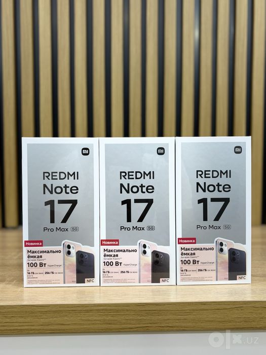 Redmi Note 17 Pro Max 5G “1 yil kafolat”