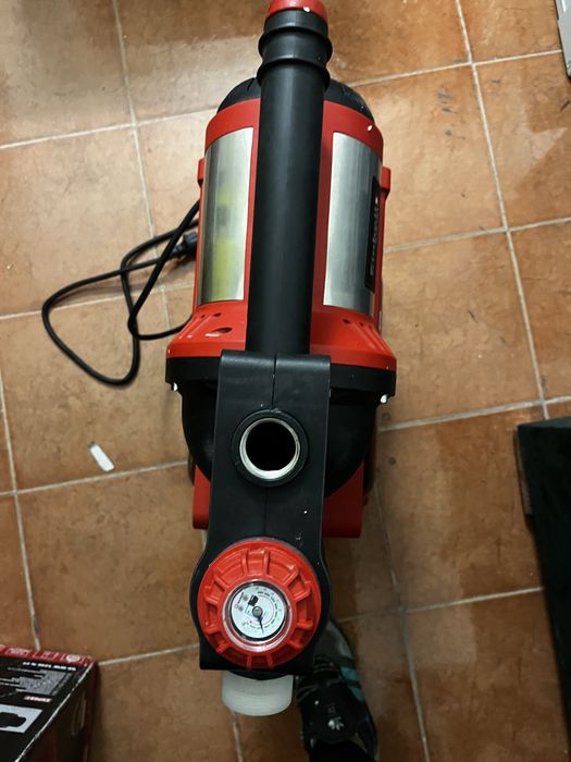 Hidrofor Einhell GE-WW 1145 ECO, 1100 W, debit maxim 4500 l/h, inaltime maxima 48 m, aspiratie maxim 8 m, presiune activare max. 1.5 bar, rezervor 20