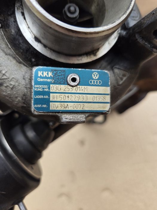 Turbină 1.9 tdi BLS golf 5,touran,passat ,audi a3