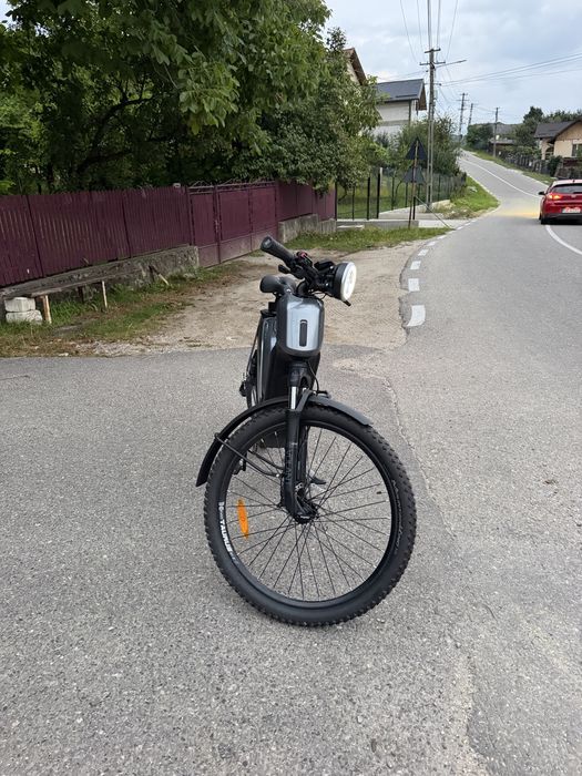 Bicicleta Electrica NIU AERO 27800 - 27.5 Inch, 450mm, Negru-Gri