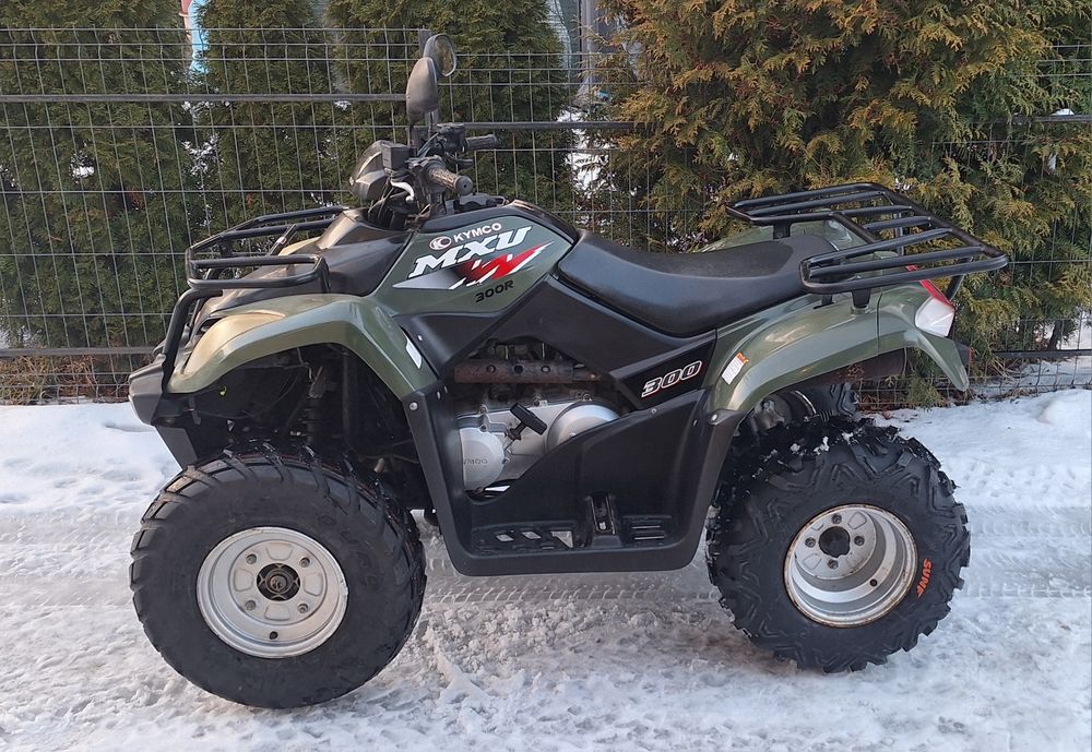 Atv kymco 300 cc , cardan , treapta forta, cauciucuri NOI