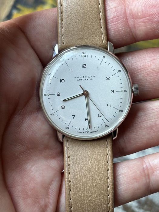 Junghans Max Bill automatic-неразличим от нов,баухаус мъжки часовник