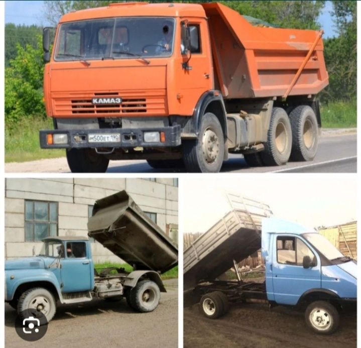 Продам песок щебень большими объёмами можно