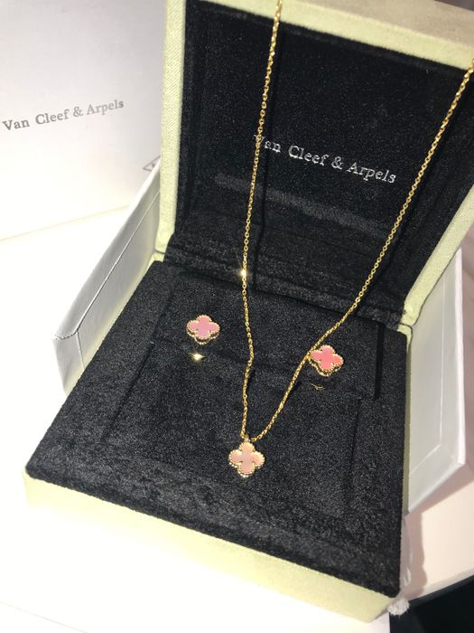 Van cleef гривна , колие , обеци