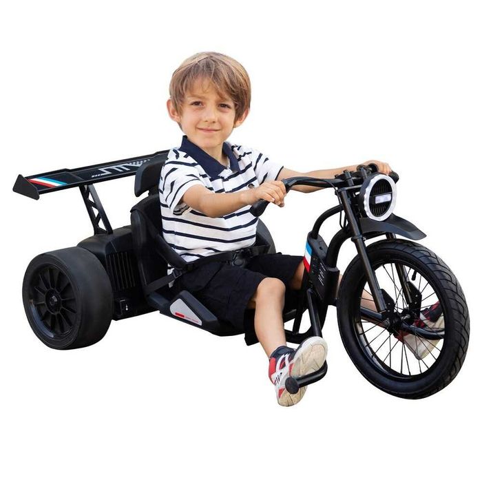 Tricicleta electrica cu functie Drift Kinderauto BJSX2338 2x250W Black