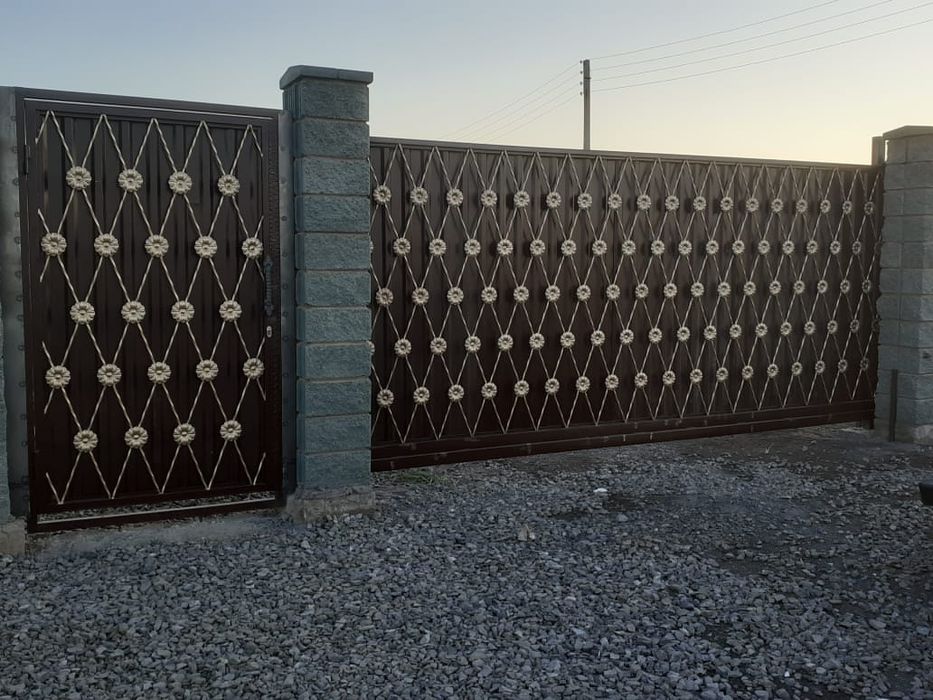 Откатные ворота под ключ