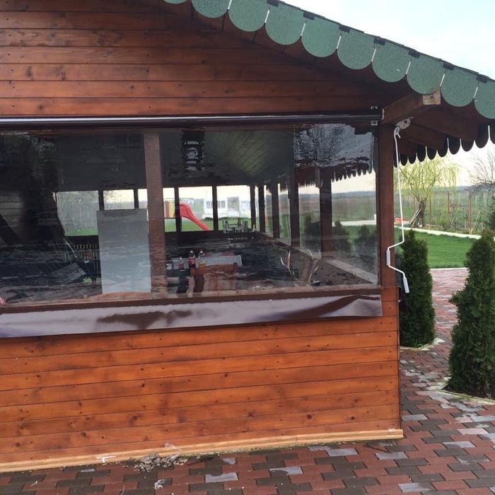 Folie terasa,folie foisor,folie cristal 70 lei m/p