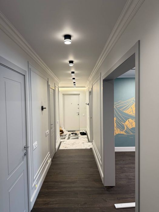 Поклейка обоев разных вид