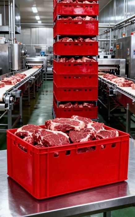 Пластмассовые ящики прочные