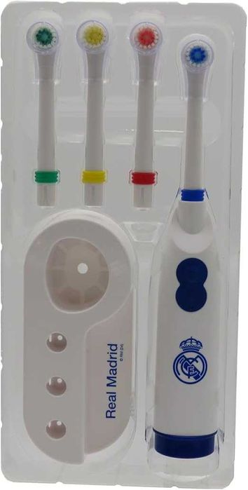Четка за зъби Real Madrid CyP Brands с батерии и 4 глави