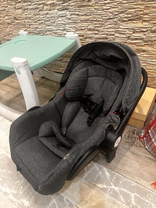 Коляска 3 в 1 Teknum, черный, серый