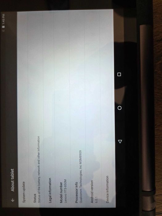 Lenovo yoga  tab