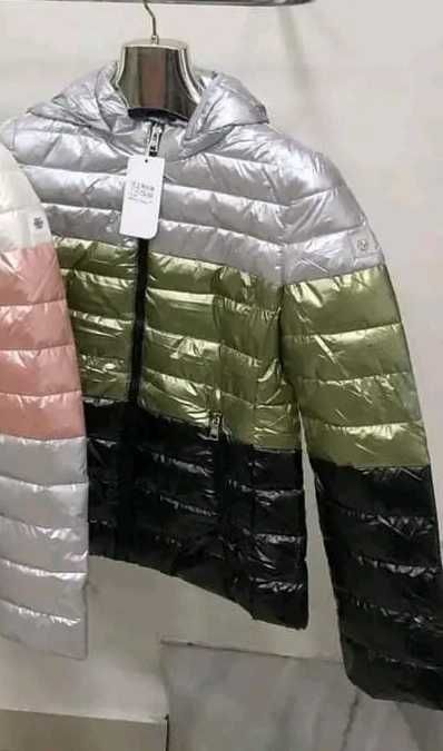 Преходно дамско яке 3 цвята - подвижна качулка