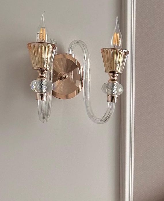 Хрустальные бра (пара) | Итальянский бренд | Цена за 2 шт.