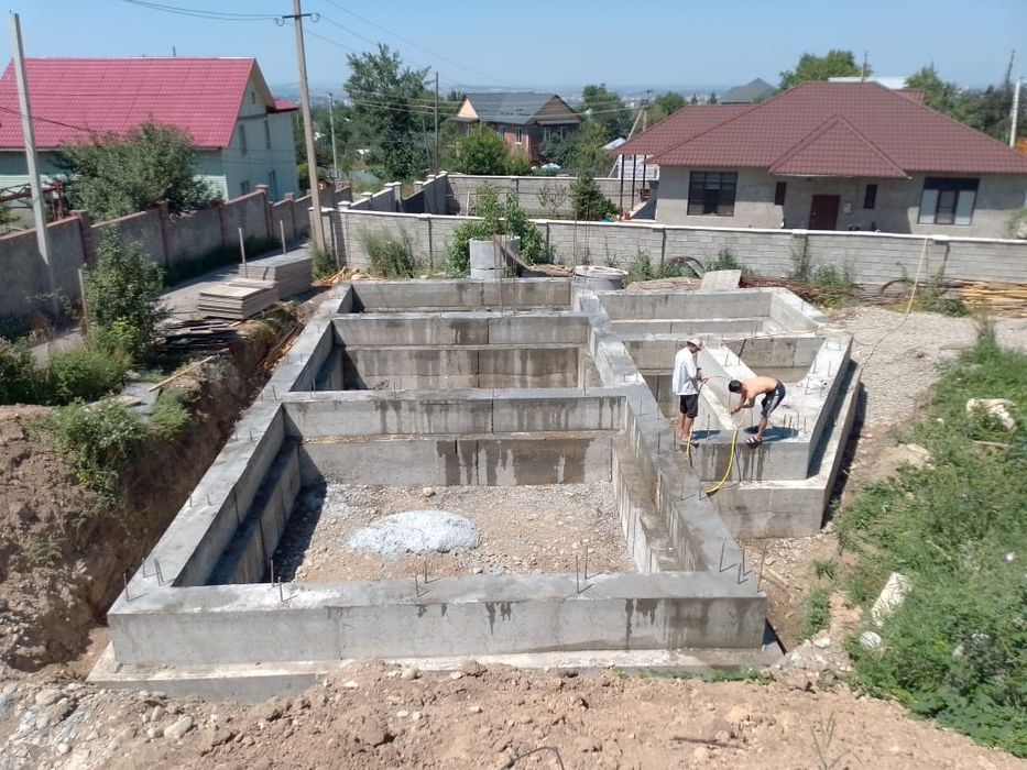 Заливаем фундамента