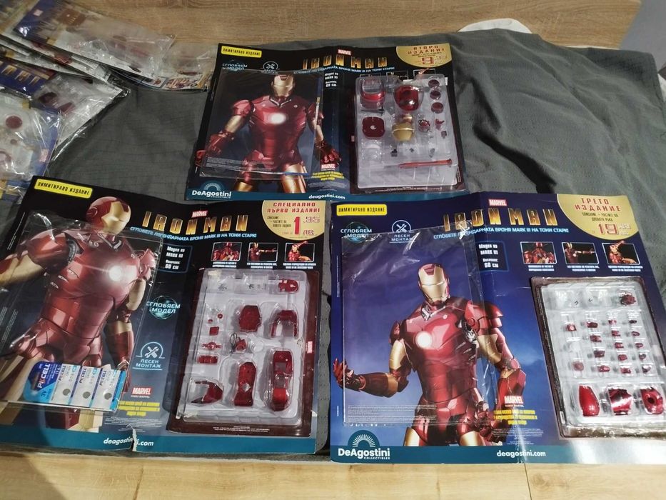 Деагостини Железния човек (лимитирана серия) брой 1 до 34(без 23)Нови!