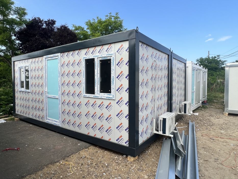 Container organizare de santier de locuit sanitar vestiar birou