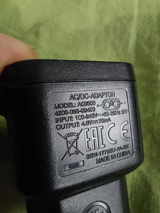 Incarcator philips 4,3V masina barbierit