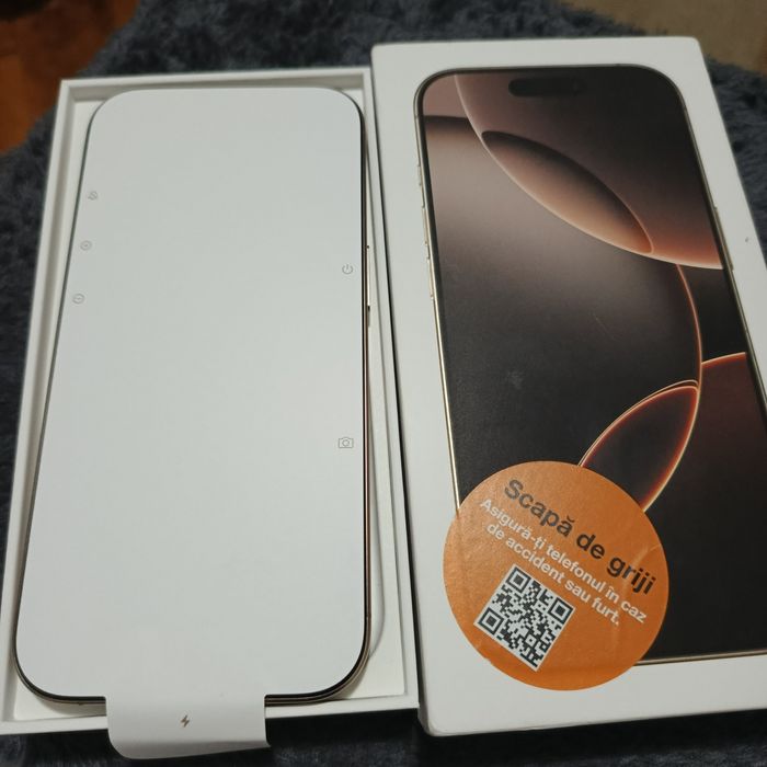 iPhone 16 PRO MAX  NOU 256 GB neverlock desert Titanium garantie