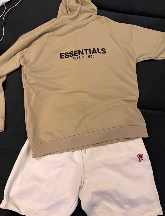 Haine XL - Hanorac Essentials, Blugi Amiri, short Ami, camasa Balenciaga