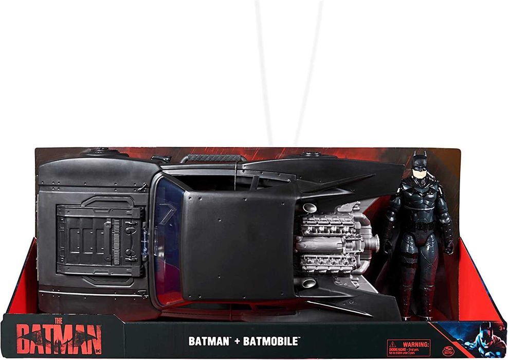 Голяма Батман Кола Автомобил Батмобил с 30см Фигура на Batman DC Comic