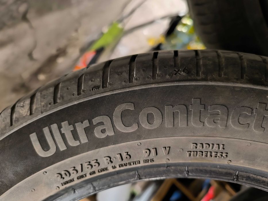 Продавам летни гуми CONTINENTAL 205/55R16 91V UltraContact, DOT 07/22
