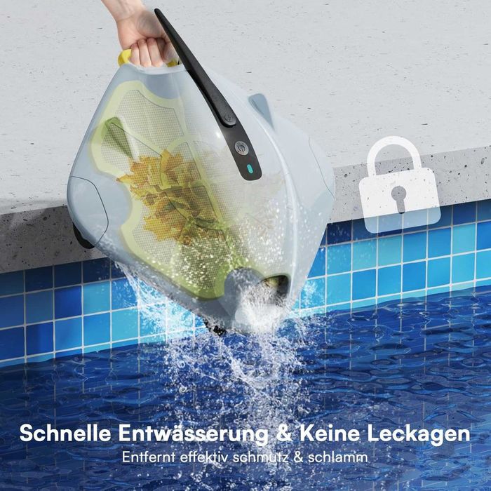 Безжична прахосмукачка за басейн Pool Robot с батерия 40 W