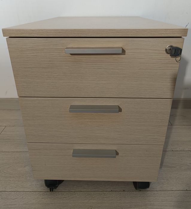 2 Buc. Rollbox 3 Sertare; Mic Dulap Birou tip Cub; Noptieră